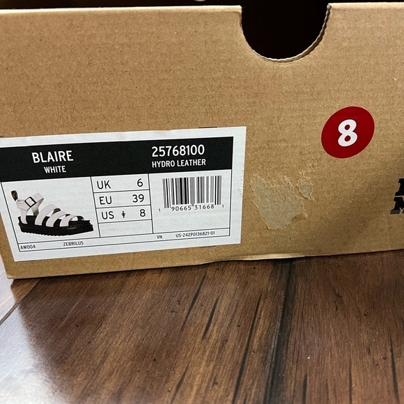 NIB - Dr. Martens Blaire Platform Gladiator Sandals - Size 8 - Picture 10 of 11